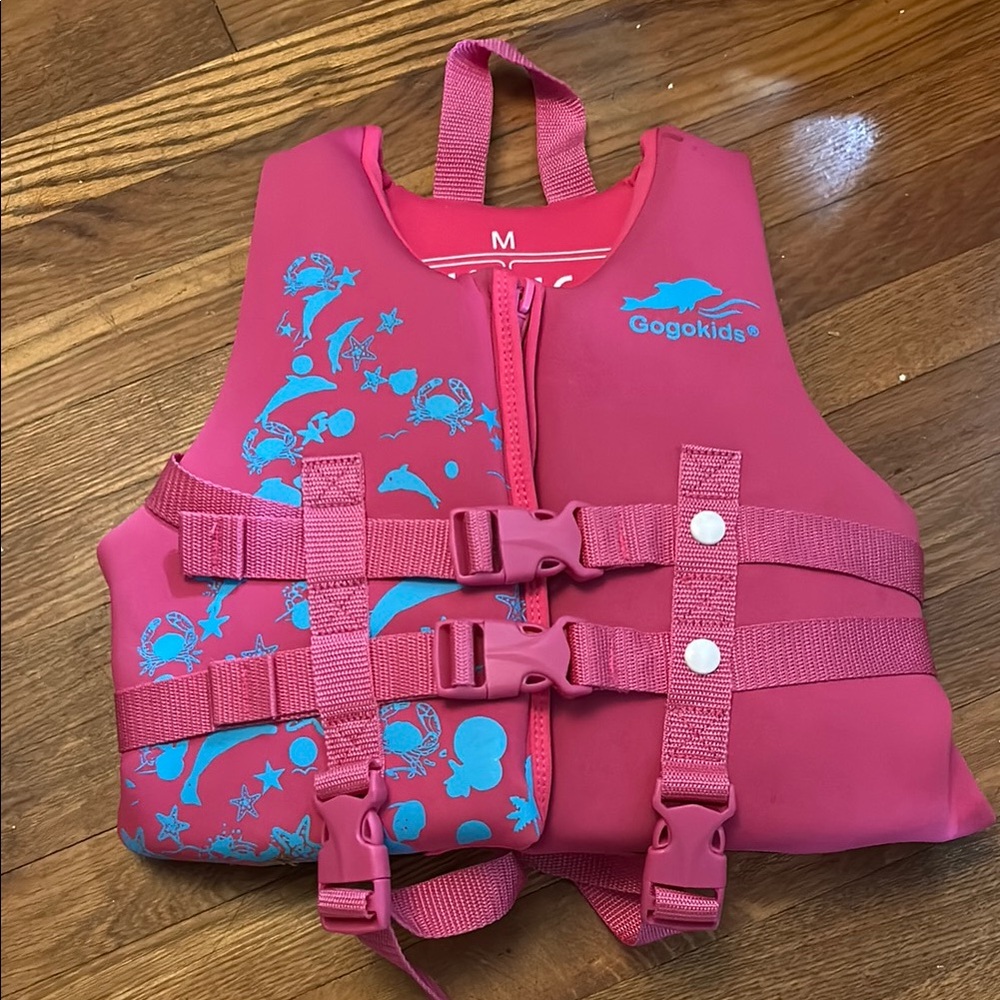 Pink Kids Swim Vest